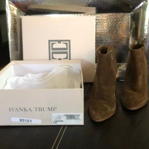 Ivanka Trump Suede Bootie